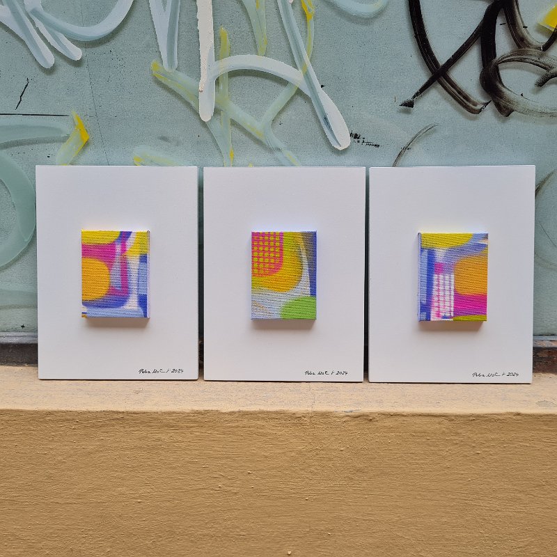 Colours 34+38+33 2024 20x15 Spray auf LW je € 79